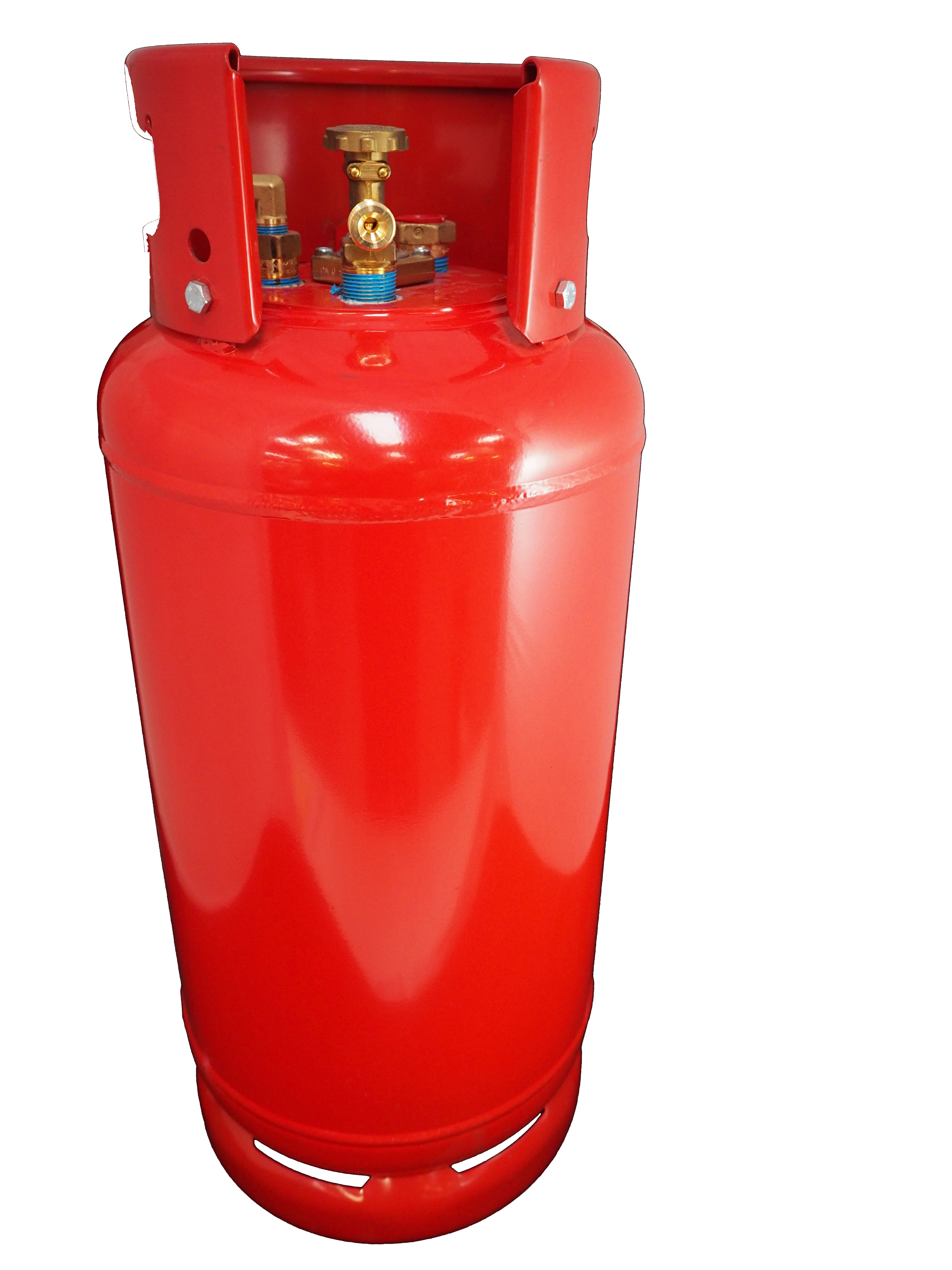 27L rote LPG-Flasche mit Outdoor-Füllsatz - 4 Adapter